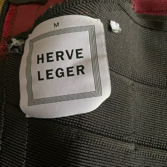 Herve Leger Bodycon Rose one shoulder Bandage dress Fitted size medium - Picture 8 of 11